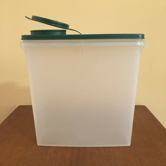 Kitchen Vintage Tall Tupperware Flip Top Airtight Green Li Poshmark